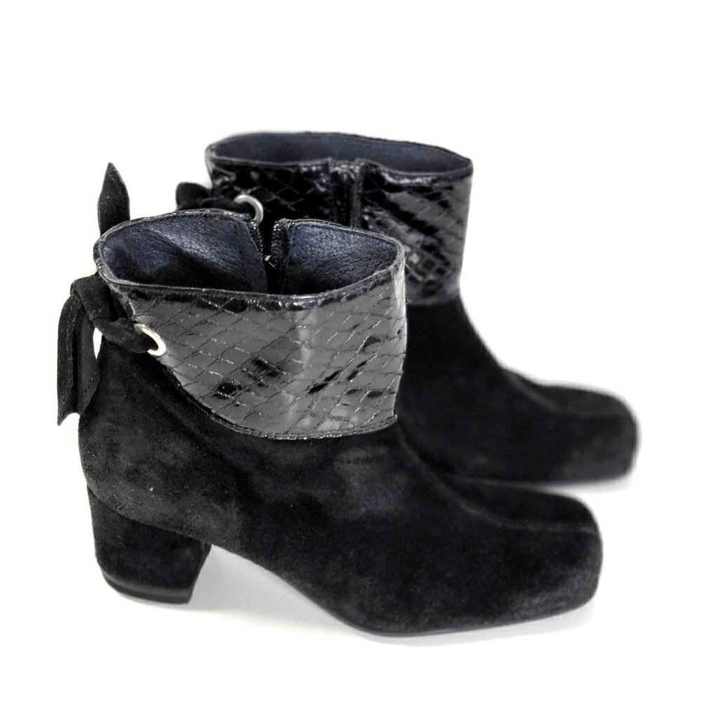 Shoe be Do Suede Ankle Boots Womens Size  4 EU 34 Made in Italy